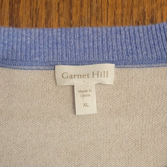 Garnet Hill 100% cashmere sweater women's XL - Picture 7 of 8
